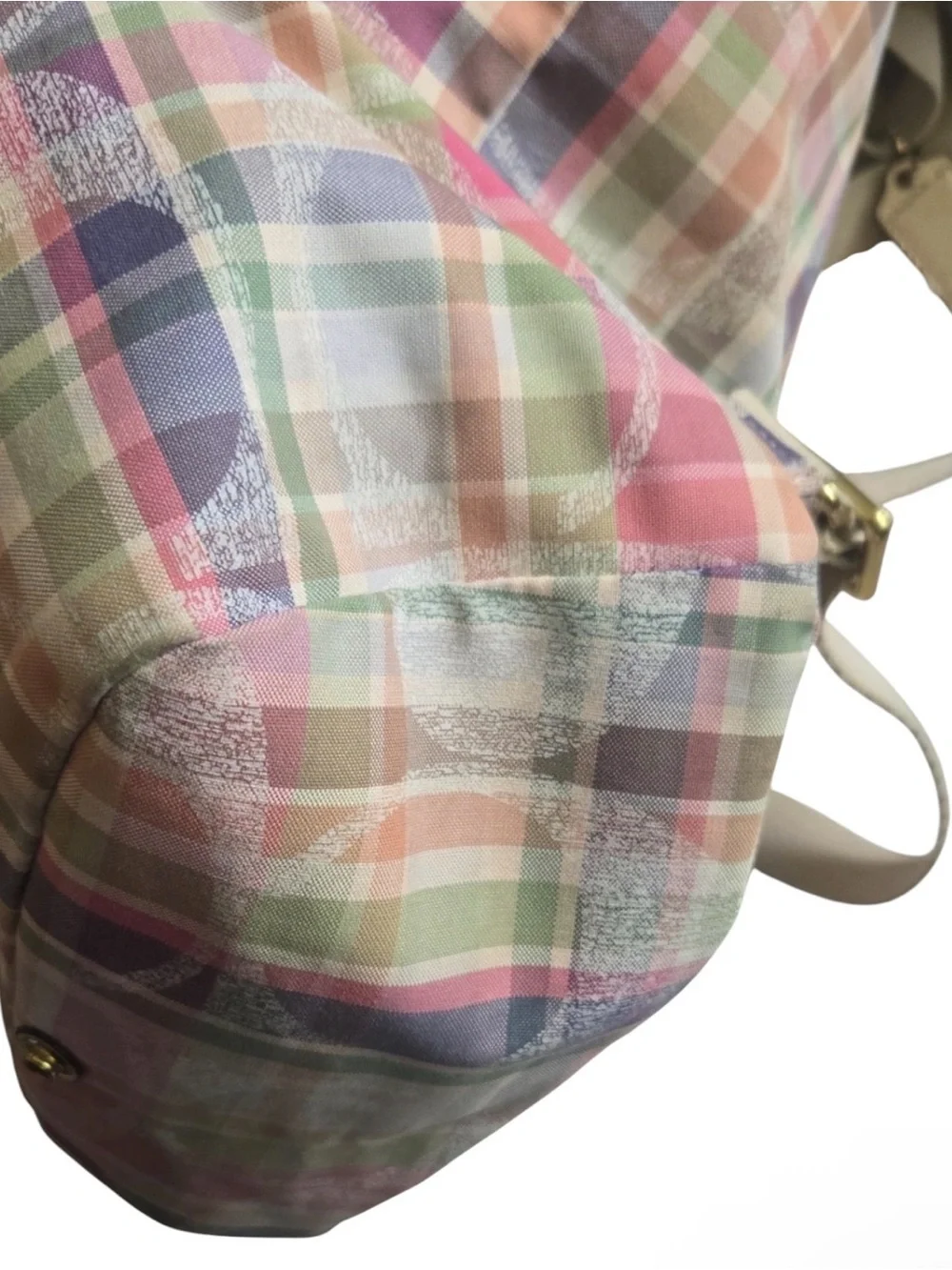 Coach Daisy Madras Packable Backpack (Style F77342)